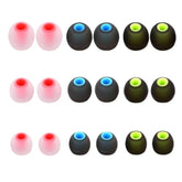 Silicone Replacement Earbud Tips Earbud Covers Ear Tips Fit For In-Ear Headphones (Inner Hole 3.8Mm -5.1Mm) Earbud Replacement Tips 9 Pairs