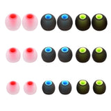 Silicone Replacement Earbud Tips Earbud Covers Ear Tips Fit For In-Ear Headphones (Inner Hole 3.8Mm -5.1Mm) Earbud Replacement Tips 9 Pairs
