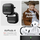Spigen Rugged Armor Designed for AirPods 4 Case (2024) - Premium Protection for Your AirPods 4