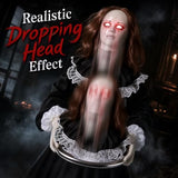 5.3FT Halloween Animatronics Standing Maid Decorations Outdoor