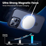 iPhone 14 Pro Max Case with Magnetic Invisible Stand, Black - MagicStand Series