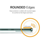 (3 Pack) Designed For Samsung Galaxy S22+ / S22 Plus Tempered Glass Screen Protector, Anti Scratch, Bubble Free