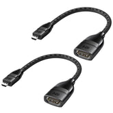 Cable Matters 2-Pack 8K / 4K 120Hz Micro HDMI to HDMI Adapter (Micro HDMI Adap