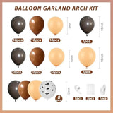 Cow Print Balloon Arch Kit: Farm Party Decor