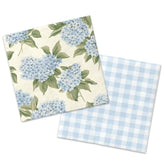 40Pcs Floral Paper Napkins Blue/White Vintage Flower Decor for Tea Parties