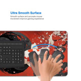 Black And White Mouse Pad Large Fish Yin Yang Cherry Blossom Art Mousepad Xl Large Gaming Mouse Pad Laptop Keyboard Mat Desk Pad Office Computer Keyboard Laptop Home, 31.5X11.8 Inch