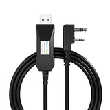 Two Way Radios Programming Cable 39.3 Inch For Fpcn30A Fpcn10A Walkie Talkies (Work On Win 11), No Driver Installation