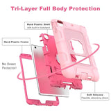Ipad Mini Case, Ipad Mini 2 Case, Ipad Mini 3 Case With Kickstand, 3 In 1 Heav