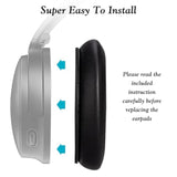 Ear Pads Replacement For Bose Qc45 Headphones - Earpads For Bose Quietcomfort 45/Quietcomfort Se (Qc Se)/New Quiet Comfort Wireless Over-Ear Headphones, Black
