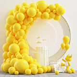 102PCS Yellow Balloon Arch Kit with Ribbon for Birthday, Baby Shower & Events