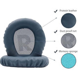 Replacement Ear Pads Compatible With Jbl Quantum 100, Q100/Quantum350, Q350 Headphones, Earpads Cushions With Soft Protein Leather And Memory Foam (Blue)