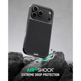 For Iphone 17 Pro Max Case, Compatible With Magsafe - Limitless - Protective Carbon Fibre Cover For Iphone 17 Pro Max - Shockproof, Full Camera Protection, Anti-Scratch Back, Black