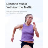 OpenRun Pro Bone Conduction Sport Headphones, Sweatproof, Mic, Black