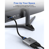 4K Short Hdmi Cable 6 Inch, Hdmi Cord 0.5Ft High Speed Hdmi To Hdmi Cable 2.0(