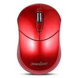 Perimice-802R Bluetooth Wireless Mouse Compact Portable Design For Windows, Macos, Ios, And Android 1200 Dpi Optical Sensor Red