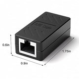 Rj45 Coupler Cat7 Cat6 Cat5E Ethernet Cable Extender Adapter Rj45 Inline Coupl