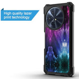 TCL 50 XL 5G Phone Case with Built-in Screen Protector and Dual Layer Shockproof Protection for Men and Women, Blue Star Galaxy Color, Military-Grade Full-Body Protective Cover
