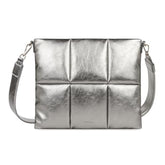 Puffy Laptop Sleeve 13 Inch 14 Inch,Puffer Laptop Carrying Case With Crossbody Strap, Pillow Case Compatible With Macbook Air M4 2025 M3 M2 M1, Macbook Pro M4 Pro/Max, Pu Leather Cover