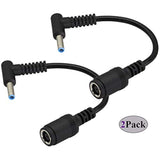90 Degree Tip Laptop Power Cable Dc 7.4Mm X 5.0Mm Female To 4.5Mm X3.0Mm Male
