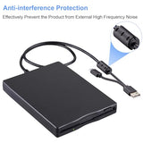 Floppy Disk Reader, 3.5 Inch External Usb & Type-C 1.44Mb Fdd Floppy Disk Drive For Windows 11/10/8/7/2000/Xp, Vista, Pc, Laptop And Desktop, Plug And Play, Black