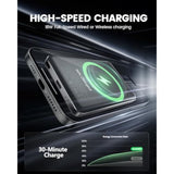 Slimmag Power Bank 5000Mah, Magnetic Wireless Portable Charger With Fast Charging, Enhanced Safety Magsafe Battery Pack For Iphone 16 Pro Max/16 Pro/16/15/14/13/12