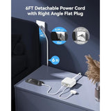 Usb C Charger Block, 130W 6 Ports Fast Wall Chargers, Charging Stations With Pd 45W, Dual Pd 20W, 3 Usb A, 3 Usb C, Qc, Pps, 6Ft Cord, Compatible With Iphone, Galaxy, Pixel, Macbook, Ipad Pro