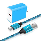 18W Android Usb Fast Wall Charger With Type C Cable 6Ft For Samsung Galaxy S25 Ultra S25+ S25 A16 5G A53 A13 A15 A14 A54 A25 A23 A73 A33 S24 S24+ S23 S22 Ultra S21 Fe S20 A03S A32, Phone Charger Cord