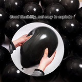 300 Black 12-Inch Latex Balloons β Bulk Pack for Party, Event, and Celebration Decorations