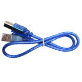 Usb Cable For Arduino Uno Mega, Usb 2.0 Cable Type A/B, 2 Pieces