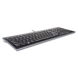 Kensington Slim Type Wired Keyboard (K72357USA),Black