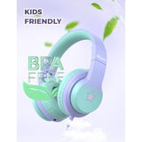 iClever HS19S Kids Headphones with Mic, 85/94dB Volume Limiter - Shareport - O