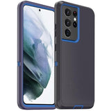 For Samsung Galaxy S21 Ultra Case, Shockproof And Drop-Proof Non-Slip, Heavy Duty Protective Case For Samsung S21 Ultra 6.8 Inch Dark Blue