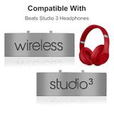 Studio 3 Hinge Headband Connector Replacement Metal Repair Parts Compatible With Beats Studio 3.0 Wireless Over-Ear Headphones Headband Metal Folding Hinger Clip Cover Pin Repair Kit (Titanium Gray)