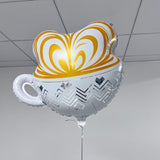 3pcs Coffee Latte Balloons for Birthday, Lover Parties & Wedding Décor