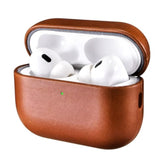 Handmade Brown Leather AirPod Pro 3 Case, Vintage Protective Cover