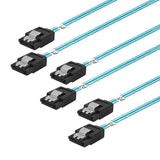 Sata-Iii Cable:12 Inches,3 Pack Sata 6Gbps Cables Flexible Sata Cable,Straight