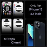 iPhone 13 Case Compatible with MagSafe Black