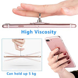 Phone Ring Holder 5-Pack with 360 Degree Rotation and Finger Grip Stand