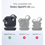 SHOKZ OpenFit Air Earbuds Protective Case with Magnetic Locking and Carabiner