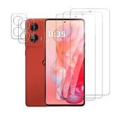 3 Pack Screen Protector For Motorola Moto G Stylus 5G 2024+2 Pack Camera Lens Protector, Tempered Glass Film, Ultra Hd 9H Hardness Case Friendly Anti Scratch Bubble Free Ultra Resistant