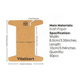 Ribbon Storage Organizer 50 Pcs Ribbon Spools Empty Cardboard Yarn Bob