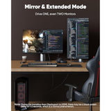 Displayport To Hdmi Cable 10Ft, 4K Dp (Display Port) To Hdmi Cable Male Adapte