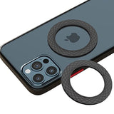 Universal Magnetic Ring, Magnetic Adapter Ring,Magnet Sticker Compatible With Magsafe Accessories & Wireless Charging For Iphone 15/14/13/12 Series, Galaxy S23/S22 Ultra And Phone Case,Black -2Pcs