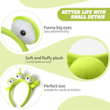 Three-Eyed Alien Monster Toy Headband Cute Plush Headband Headwear For Themed Party Girls And Kids (1 Pcs)