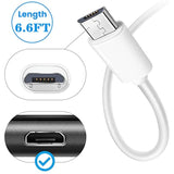 Night Light 6.6 Foot Charging Cable, For Nursery Night Light, G Keni, Royfacc, Unifun, Rtsu, Amexi, Creweel, Lumipets, Jolywell, Wonenice, Neojoy, Usb-Micro Charging Cable (White)