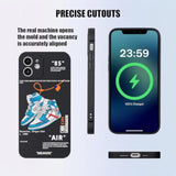 Cool Phone Case For Iphone 14 Case For Boys Men Street Design Aesthetic Shockproof Basketball Sneaker Sports Designer Cases Compatible With Iphone 14 Black