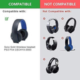 Cechya-0083 Replacement Earpads Ear Cushion Compatible With Sony Playstation Wireless Stereo 2.0 Headset For Ps4 Ps3 Psvita Headphones