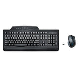 Kensington Pro Fit Wireless Media Desktop Set with Keyboard and Mouse (K72408US), Black