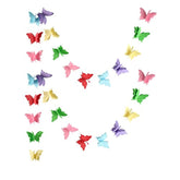Butterfly Banner Decorative Paper Garland For Wedding Baby Shower Birthday Theme Decor 110 Inches Pack Of 2 Pieces Mix Color