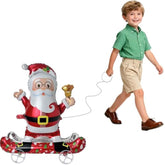 Walking Christmas Balloons, Self-Standing Foil Balloons For Christmas Party Decorations, New Year, Birthday Party Supplies(Walking7)